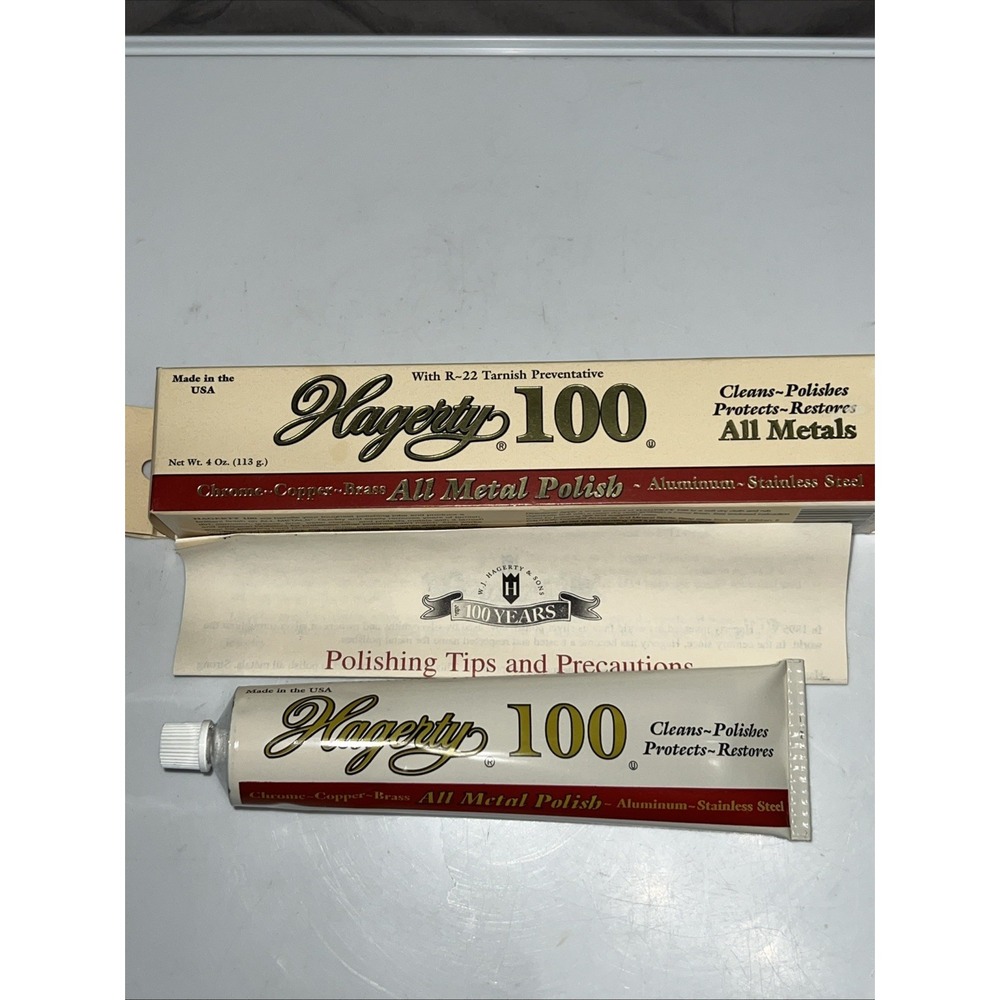 Hagerty‎ 100 All Metal Polish 4 Oz New In Box Vintage Cream Formula H4